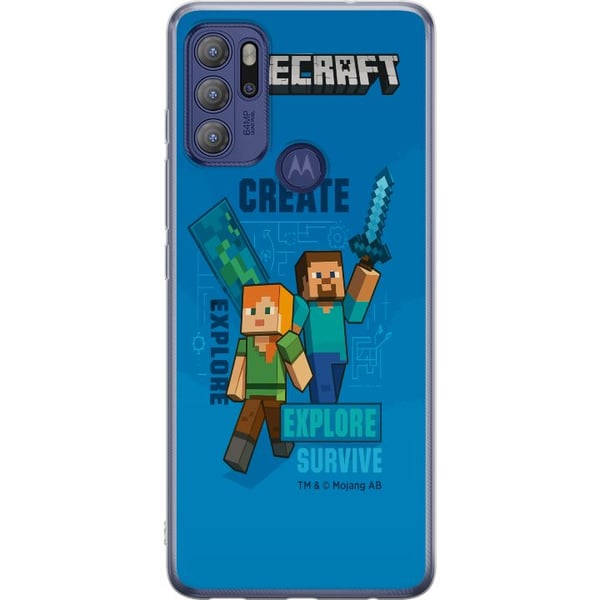 Kompatibel Mobilcover til Motorola Moto G60S Minecraft Huler