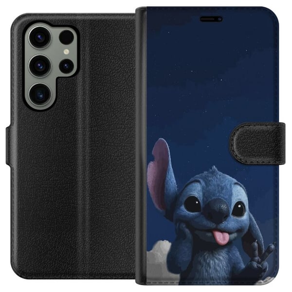 Kompatibel Tegnebogsetui til Samsung Galaxy S23 Ultra Stitch Disney blå alien Lilo og Stitch kawaii-karakter nattehimmel stjernehimmel sød tegnekunst Kompatibel Tegnebogsetui til Samsung Galaxy S23 Ultra Stitch Disney blå alien Lilo og Stitch kawaii-karakter nattehimmel stjernehimmel sød tegnekunst