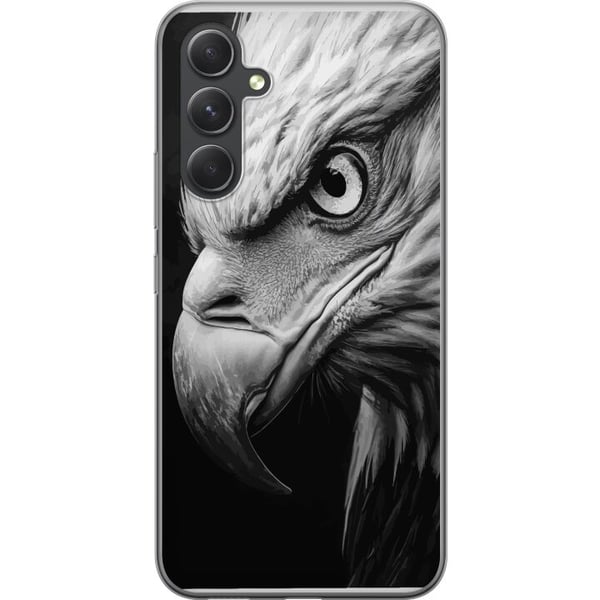 Kompatibelt Mobilskal till Samsung Galaxy S24+ Örn porträtt realistisk närbild kraftfull eagle fågel djurmotiv stark wildlife illustration natur post Kompatibelt Mobilskal till Samsung Galaxy S24+ Örn porträtt realistisk närbild kraftfull eagle fågel djurmotiv stark wildlife illustration natur post