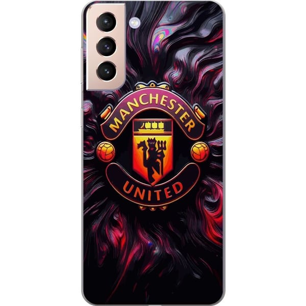 Kompatibelt Mobildeksel til Samsung Galaxy S21 Manchester United