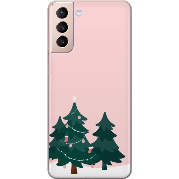 Kompatibel Mobilcover til Samsung Galaxy S21 Juletræer Glædelig Jul