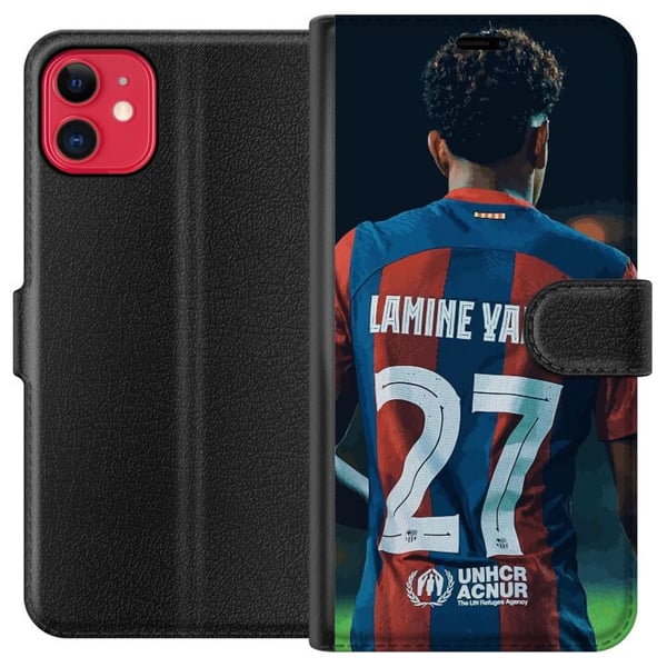Kompatibel Tegnebogsetui til Apple iPhone 11 Yamal Lamine Kompatibel Tegnebogsetui til Apple iPhone 11 Yamal Lamine