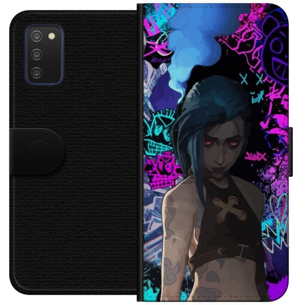 Kompatibelt Lommeboketui til Samsung Galaxy A03s Arcane, League of Legends