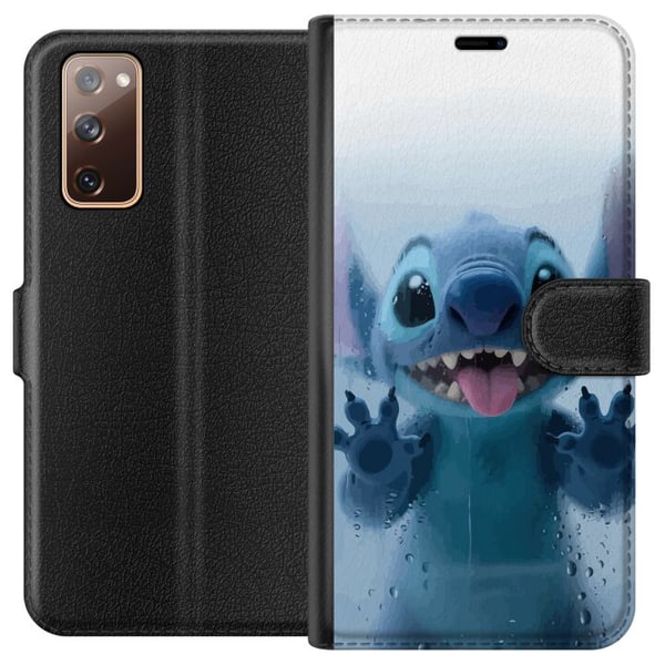 Kompatibelt Plånboksfodral till Samsung Galaxy S20 FE Stitch Window View – Stitch vid ett fönster i söt stil