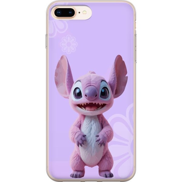 Yhteensopiva Puhelinkuori Apple iPhone 8 Plus Vaaleanpunainen Stitch-hahmo kawaii-kuviolla pastellililassa, söpö ja hurmaava suloisten hahmojen ystäv Yhteensopiva Puhelinkuori Apple iPhone 8 Plus Vaaleanpunainen Stitch-hahmo kawaii-kuviolla pastellililassa, söpö ja hurmaava suloisten hahmojen ystäv