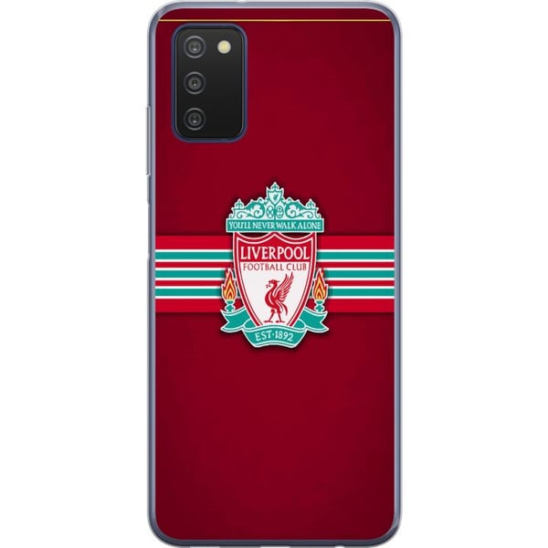 Kompatibelt Mobilskal till Samsung Galaxy A03s Liverpool supporterprylar fotboll merch röd