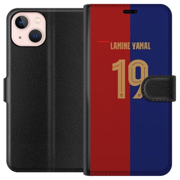 Kompatibelt Plånboksfodral till Apple iPhone 13 mini Lamine Yamal Kompatibelt Plånboksfodral till Apple iPhone 13 mini Lamine Yamal