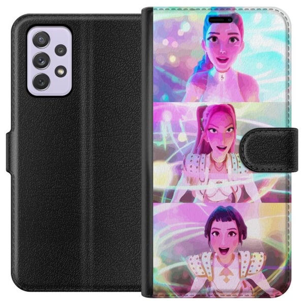Kompatibel Tegnebogsetui til Samsung Galaxy A52s 5G KPop Demon Hunters samlerdukke begrænset udgave