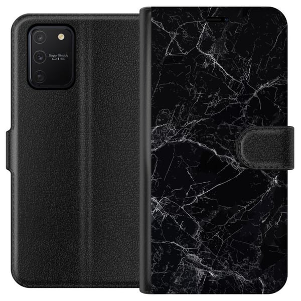 Kompatibelt Lommeboketui til Samsung Galaxy S10 Lite Marmor Svart Kompatibelt Lommeboketui til Samsung Galaxy S10 Lite Marmor Svart