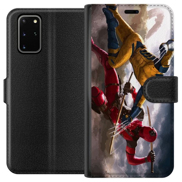 Kompatibelt Plånboksfodral till Samsung Galaxy S20+ Wolverine Deadpool Kompatibelt Plånboksfodral till Samsung Galaxy S20+ Wolverine Deadpool