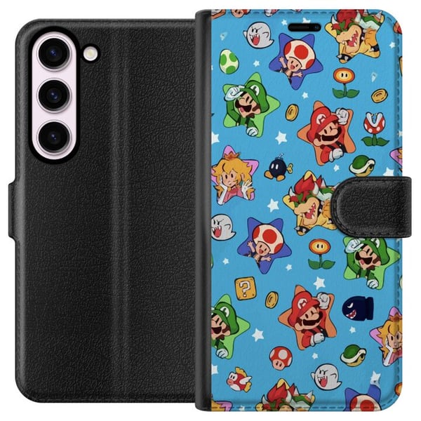 Kompatibel Tegnebogsetui til Samsung Galaxy S23 Nintendo Mario Switch-spilfigur Kompatibel Tegnebogsetui til Samsung Galaxy S23 Nintendo Mario Switch-spilfigur