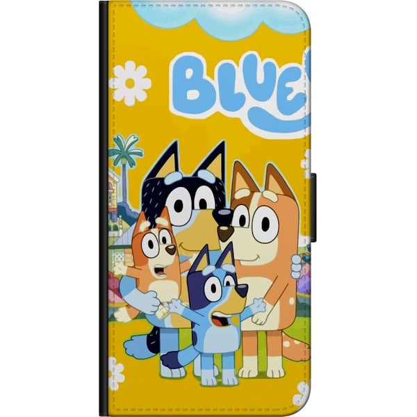 Kompatibelt Plånboksfodral till Samsung Galaxy A20s Färgglad familjeillustration med lekfulla hundkaraktärer – varm barnposter perfekt för barnrum oc