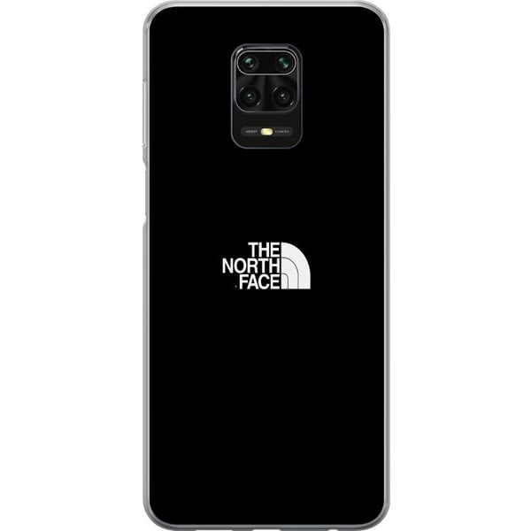 Kompatibel Mobilcover til Xiaomi Redmi Note 9S The North Face-logo i sort-hvidt, tidløst outdoor-inspireret design, der symboliserer styrke, frihed o
