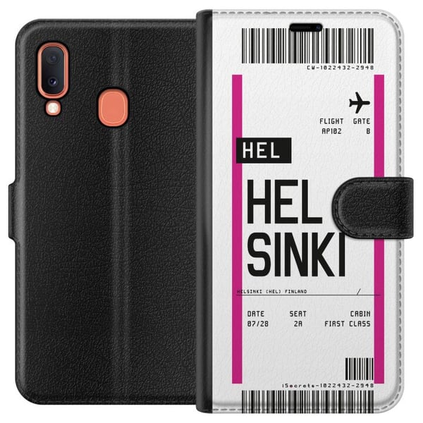 Kompatibelt Lommeboketui til Samsung Galaxy A20e Helsingfors Kompatibelt Lommeboketui til Samsung Galaxy A20e Helsingfors