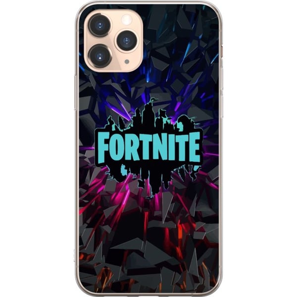 Kompatibelt Mobildeksel til Apple iPhone 11 Pro Spillinspirert abstrakt logo i neon med eksploderende former og dynamisk energi