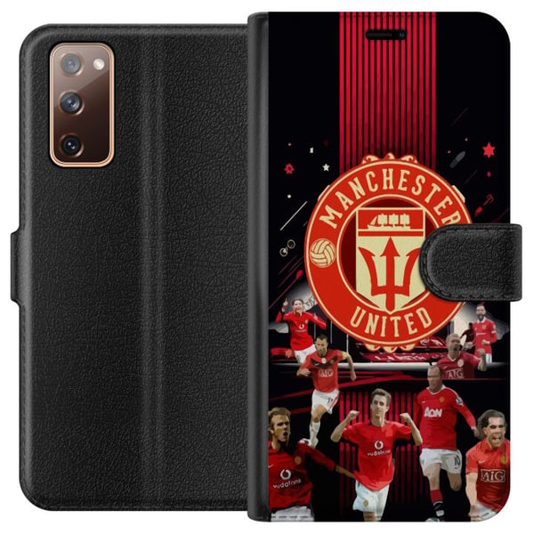 Yhteensopiva Lompakkokotelo Samsung Galaxy S20 FE Manchester United F.C.