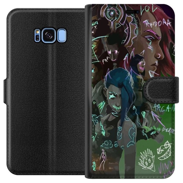 Kompatibelt Plånboksfodral till Samsung Galaxy S8 Arcane, League of Legends Kompatibelt Plånboksfodral till Samsung Galaxy S8 Arcane, League of Legends