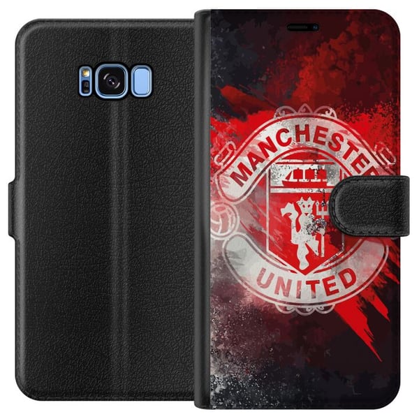 Kompatibelt Lommeboketui til Samsung Galaxy S8 Manchester United F.C.