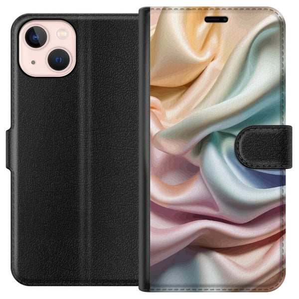 Kompatibel Tegnebogsetui til Apple iPhone 13 mini Silke