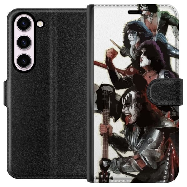 Yhteensopiva Lompakkokotelo Samsung Galaxy S23 Kiss Hard Rock Klassinen Rock Yhtye Musiikki