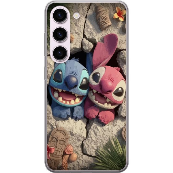 Kompatibel Mobilcover til Samsung Galaxy S23 Stitch Angel Lilo & Stitch Motiv Disney Kärlek Seriefigur Kompatibel Mobilcover til Samsung Galaxy S23 Stitch Angel Lilo & Stitch Motiv Disney Kärlek Seriefigur