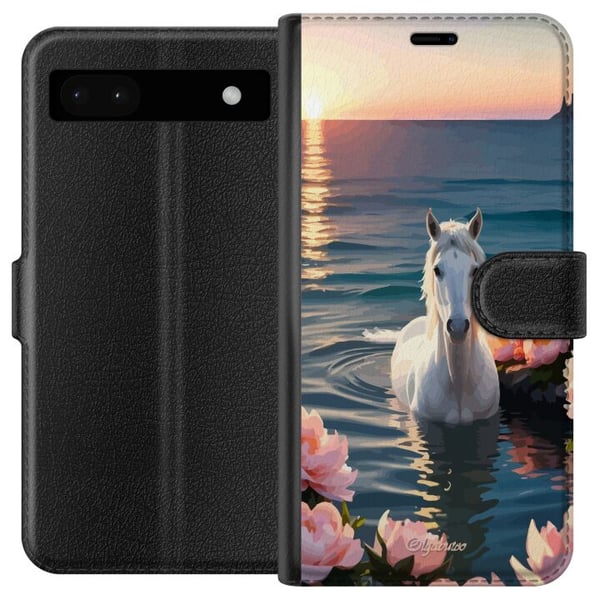 Yhteensopiva Lompakkokotelo Google Pixel 6a Uiva hevonen