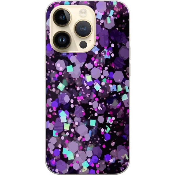 Yhteensopiva Puhelinkuori Apple iPhone 14 Pro Violetti Kimalle Yhteensopiva Puhelinkuori Apple iPhone 14 Pro Violetti Kimalle