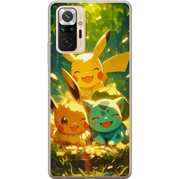 Kompatibelt Mobildeksel til Xiaomi Redmi Note 10 Pro Pixelmonster spillstil - fargerik design for retro-elskende spillere