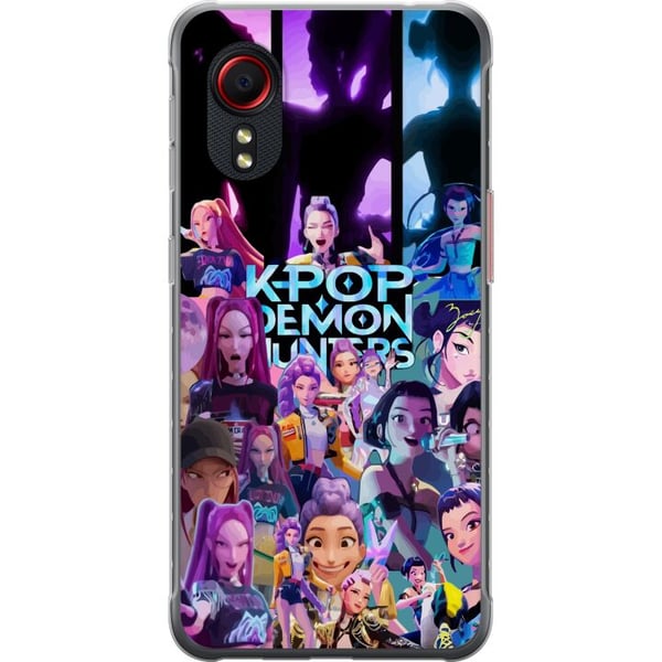 Kompatibelt Mobilskal till Samsung Galaxy Xcover 5 KPop Demon Hunters mörk anime vinylfigur