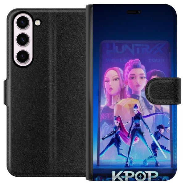 Yhteensopiva Lompakkokotelo Samsung Galaxy S23+ KPop Demon Hunters 2 HuntrX futuristinen KPop-aihe näyttämöllä ja vahvalla energialla