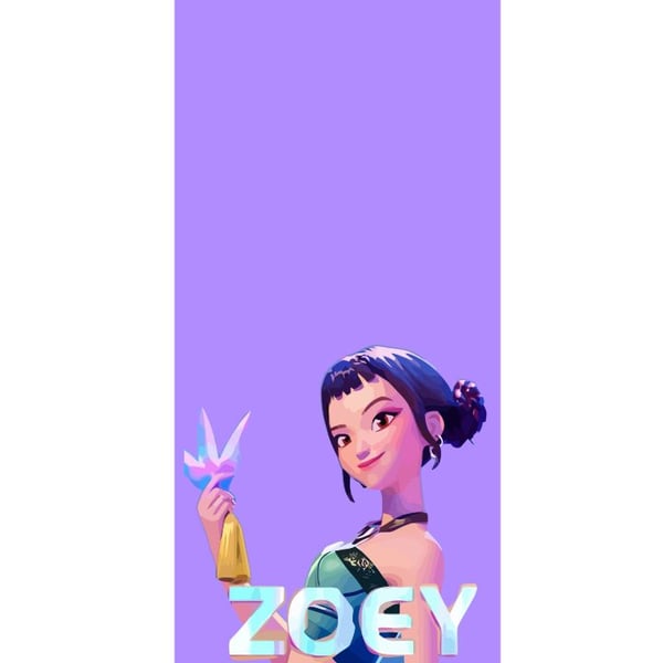 Yhteensopiva Lompakkokotelo Apple iPhone 13 Pro Kpop Demonien metsästäjät Zoey Kristalliase Mystinen hehku Idoliestetiikka