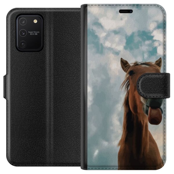 Kompatibelt Lommeboketui til Samsung Galaxy S10 Lite Hest Kompatibelt Lommeboketui til Samsung Galaxy S10 Lite Hest