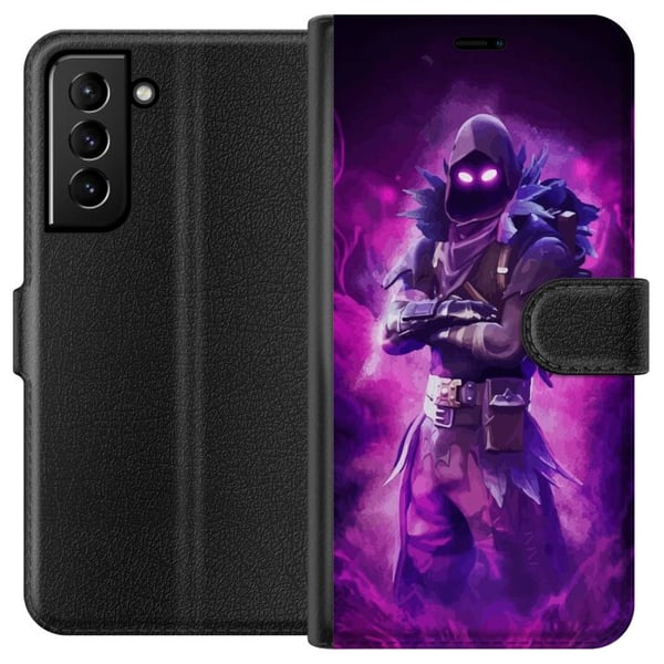 Kompatibelt Lommeboketui til Samsung Galaxy S21+ 5G Fortnite Kompatibelt Lommeboketui til Samsung Galaxy S21+ 5G Fortnite