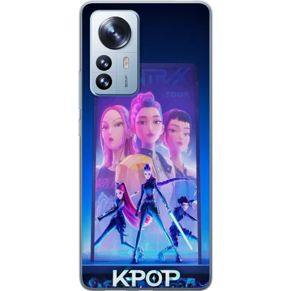 Kompatibel Mobilcover til Xiaomi 12 Pro KPop Demon Hunters 2 HuntrX futuristisk KPop-motiv med scene og stærk energi