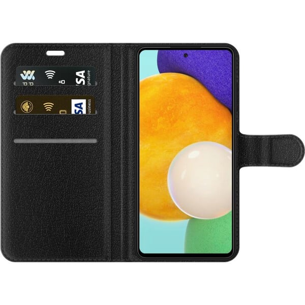 Kompatibelt Plånboksfodral till Samsung Galaxy A52s 5G Röd Formelbil i ikonisk racingdesign med sportig precision