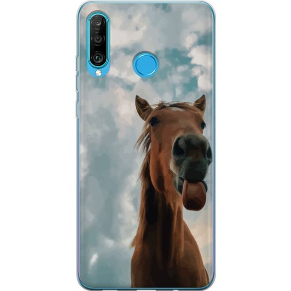 Kompatibelt Mobilskal till Huawei P30 lite Häst