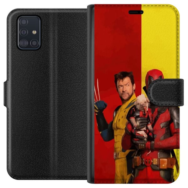 Yhteensopiva Lompakkokotelo Samsung Galaxy A51 Deadpool & Wolverine