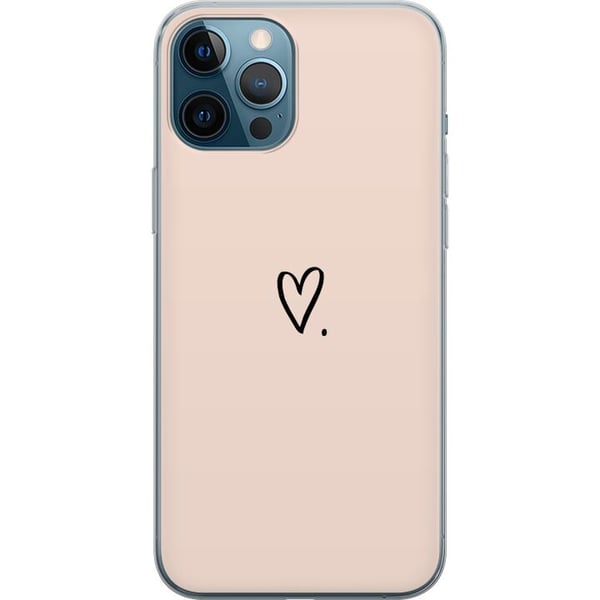 Kompatibelt Mobildeksel til Apple iPhone 12 Pro Max Hjerte