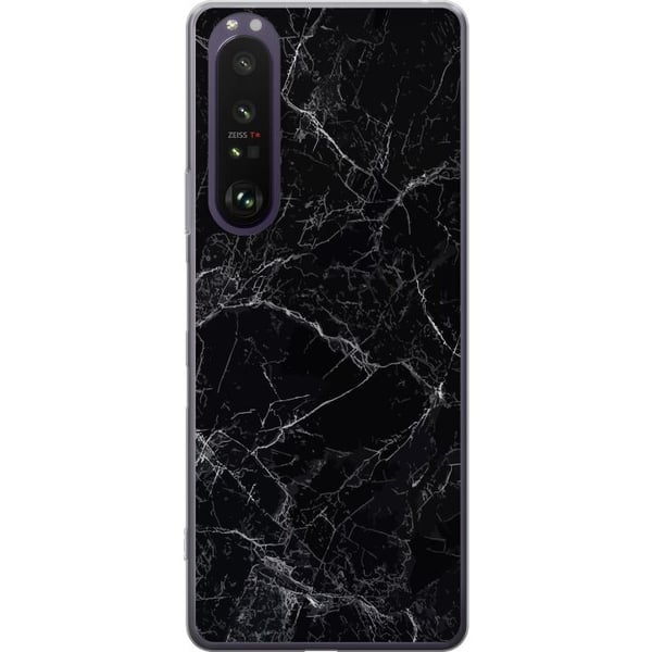 Kompatibel Mobilcover til Sony Xperia 1 III Marmor Sort