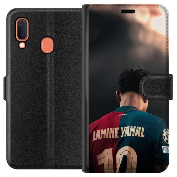 Kompatibelt Plånboksfodral till Samsung Galaxy A20e Lamine Yamal Kompatibelt Plånboksfodral till Samsung Galaxy A20e Lamine Yamal