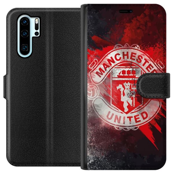 Yhteensopiva Lompakkokotelo Huawei P30 Pro Manchester United F.C.