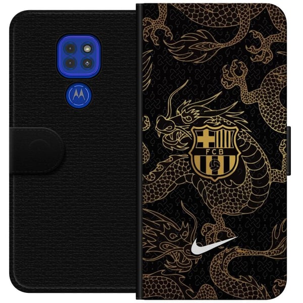 Yhteensopiva Lompakkokotelo Motorola Moto G9 Play FC Barcelona