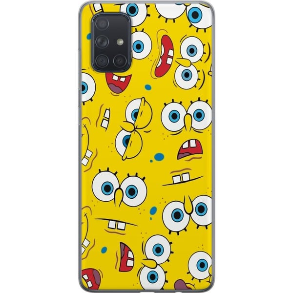Kompatibelt Mobildeksel til Samsung Galaxy A71 SvampeBob Firkant Kompatibelt Mobildeksel til Samsung Galaxy A71 SvampeBob Firkant