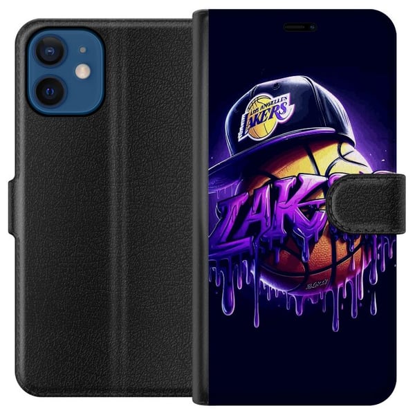 Kompatibelt Lommeboketui til Apple iPhone 12 Lakers NBA-basketballag USA