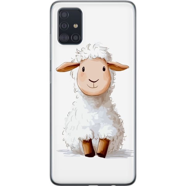 Yhteensopiva Puhelinkuori Samsung Galaxy A51 Suloinen Lammas - lasten ja vauvan tuotteita sarjakuvatyyliin