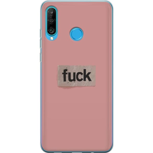 Kompatibelt Mobilskal till Huawei P30 lite fuck