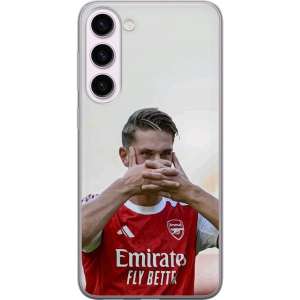 Kompatibel Mobilcover til Samsung Galaxy S23+ Martin Ødegaard kunst – Nærbilledeillustration i Arsenal-kamptrøje Kompatibel Mobilcover til Samsung Galaxy S23+ Martin Ødegaard kunst – Nærbilledeillustration i Arsenal-kamptrøje