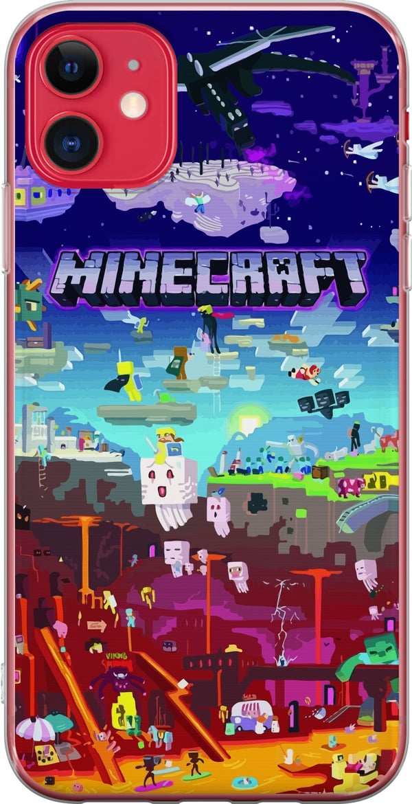 Yhteensopiva Puhelinkuori Apple iPhone 11 Minecraft