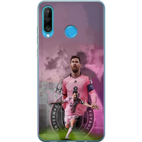 Kompatibelt Mobilskal till Huawei P30 lite Lionel Messi Inter Miami Argentina ikonisk legend och magisk spelmotor som fortsätter dominera med teknik