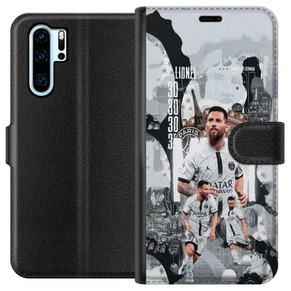 Yhteensopiva Lompakkokotelo Huawei P30 Pro Lionel Messi Inter Miami Argentina maailmanluokan pelintekijä, moninkertainen Ballon d’Or -voittaja ja maa
